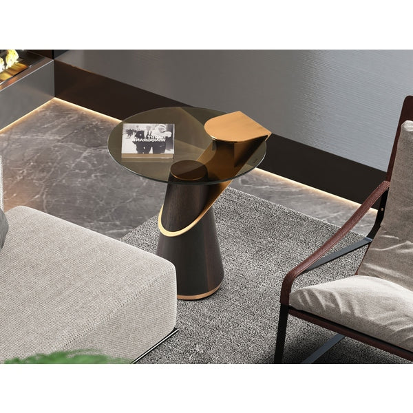 Whiteline Modern Living Zaria Side Table - ST1896-BLK