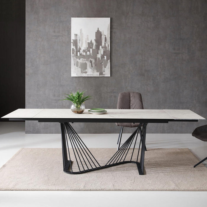 Whiteline Mods - Roma Extendable Dining Table- DT1633E