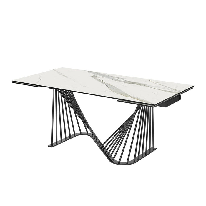 Whiteline Mods - Roma Extendable Dining Table- DT1633E