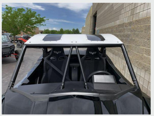 Moto Armor Textron Wildcat Aluminum Roof with Sunroof (2018+) - MA-WCXX-RF-2-SR-AL-BLK