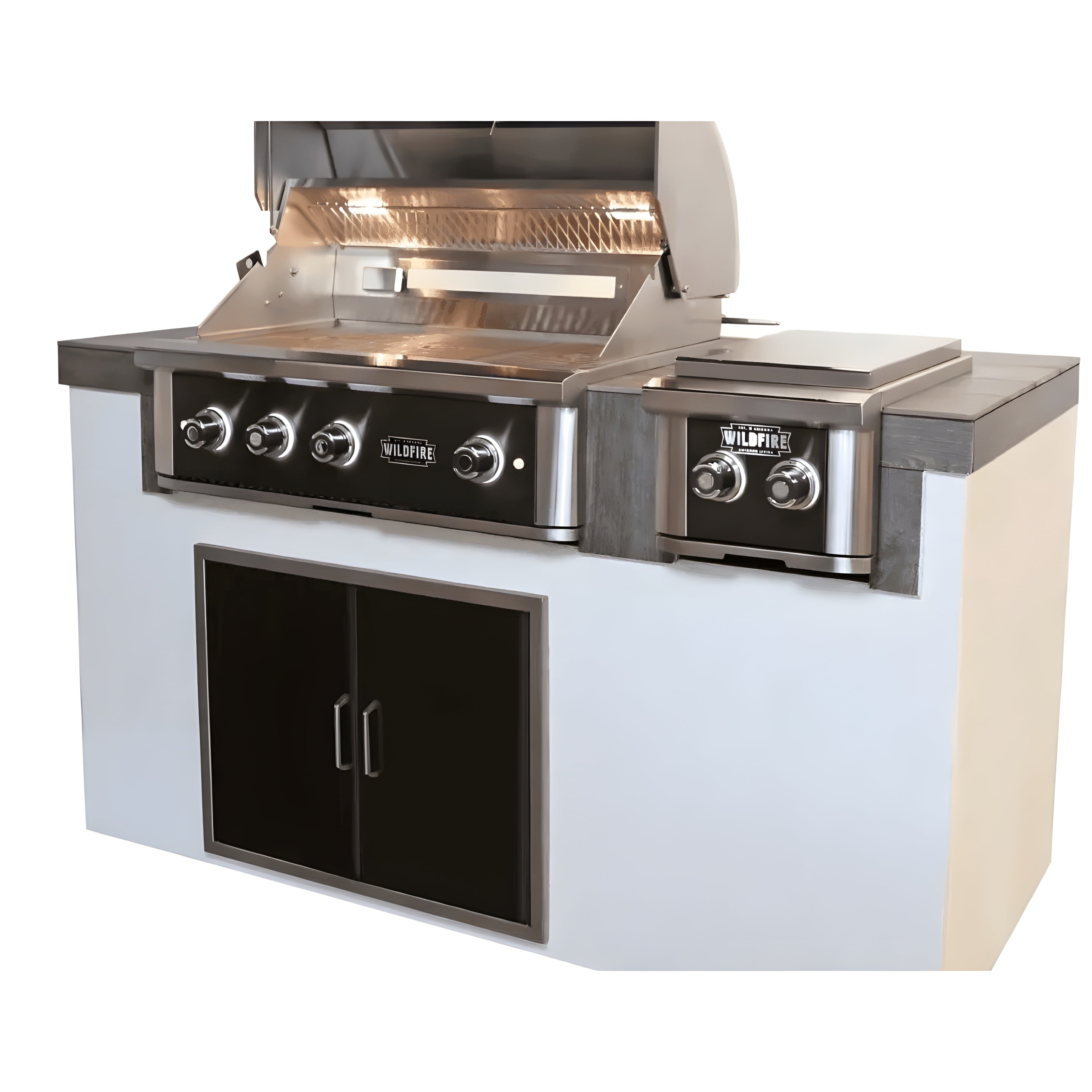 Wildfire Grill Island Display with 36" Ranch PRO Built-In Gas Grill - LP