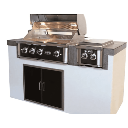 Wildfire Grill Island Display with 36" Ranch PRO Built-In Gas Grill - LP - Backyard Provider