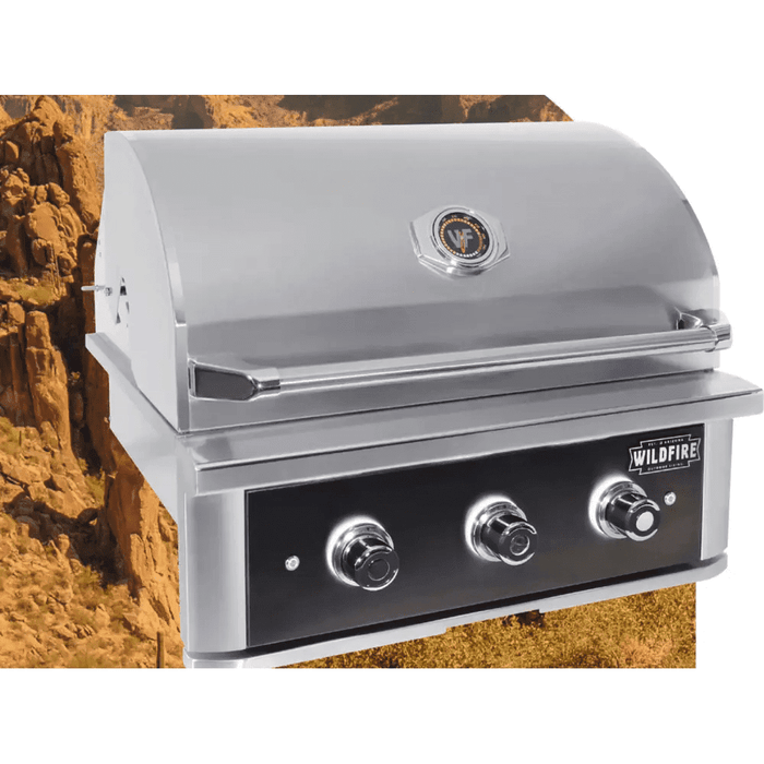 Wildfire Ranch PRO 30" Built-In Gas Grill 304 SS - NG - Backyard Provider