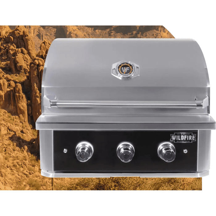 Wildfire Ranch PRO 30" Built-In Gas Grill 304 SS - NG - Backyard Provider