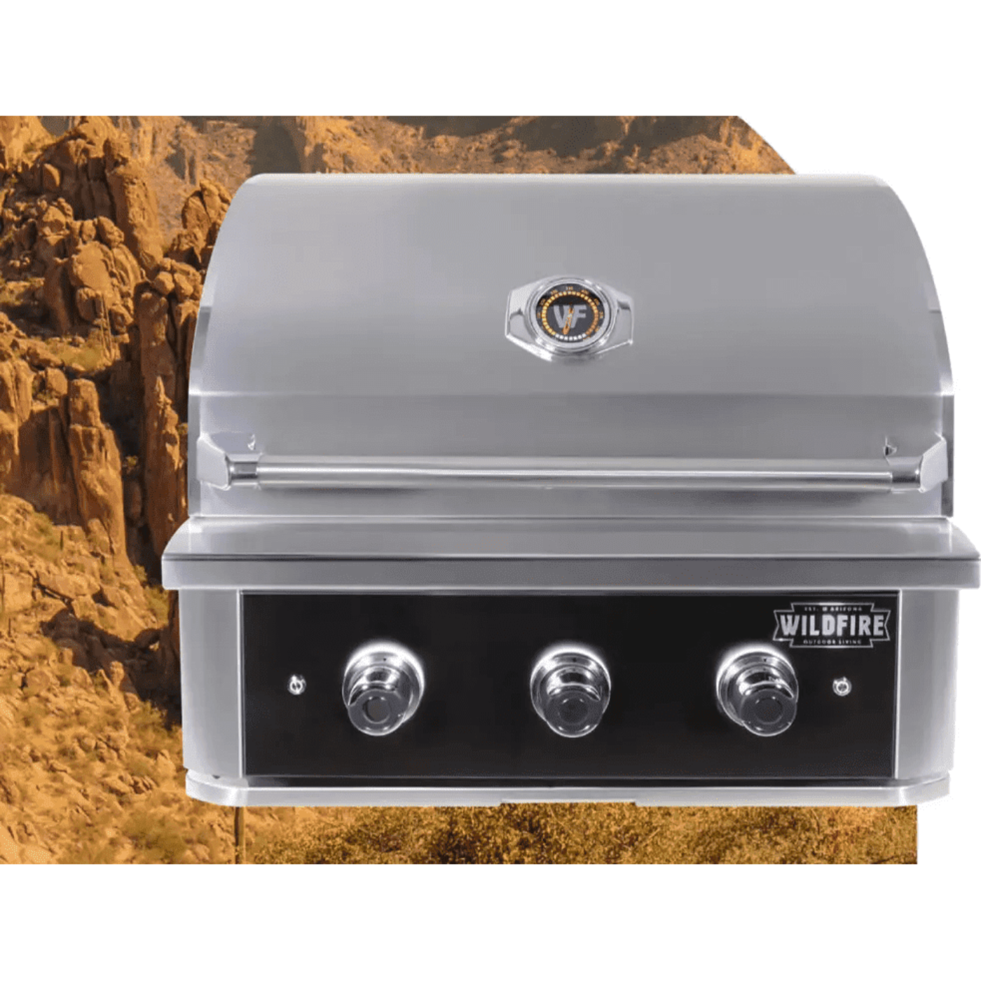 Wildfire Ranch PRO 30" Built-In Gas Grill 304 SS - NG