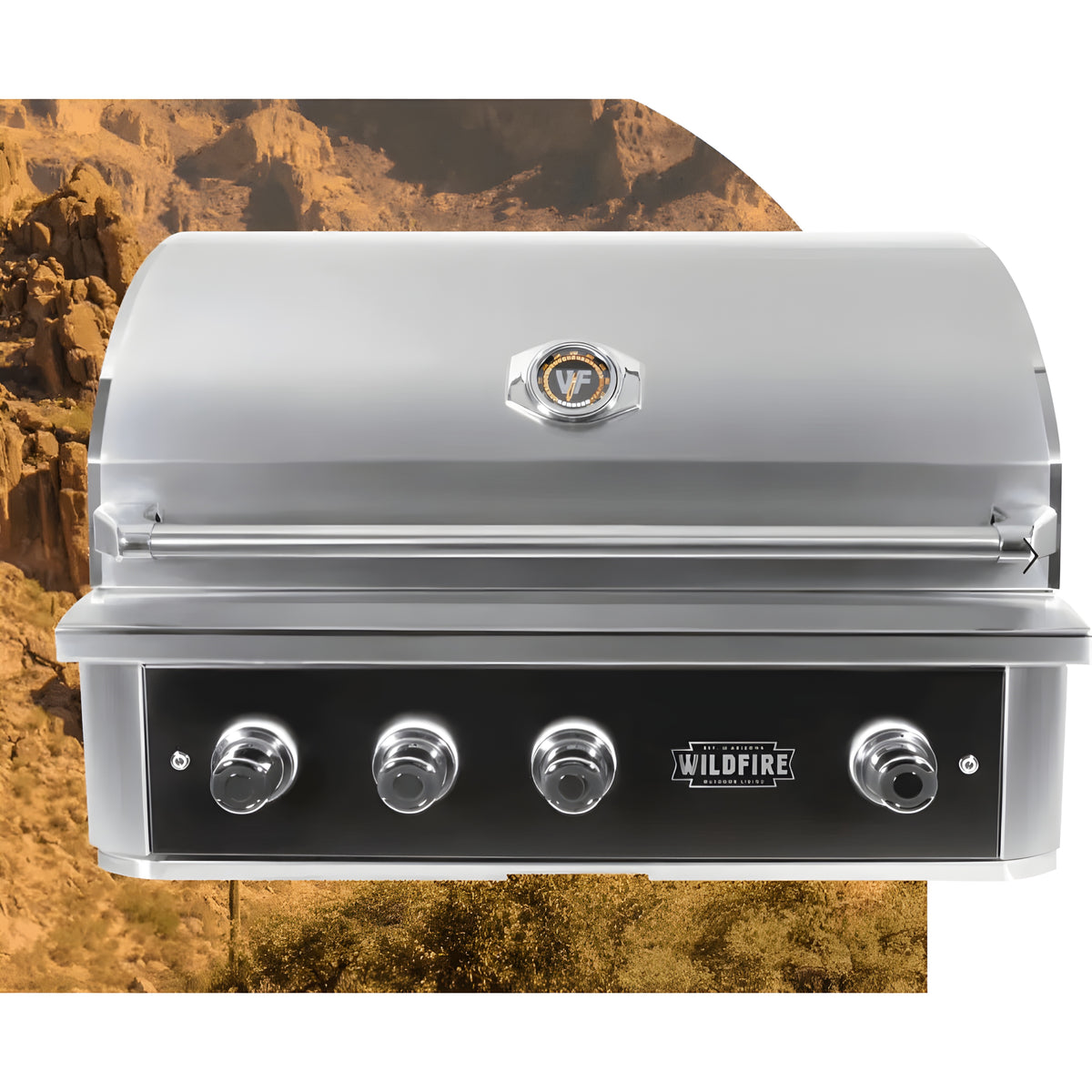 Wildfire Ranch PRO 36" Built-In Gas Grill 304 SS - LP