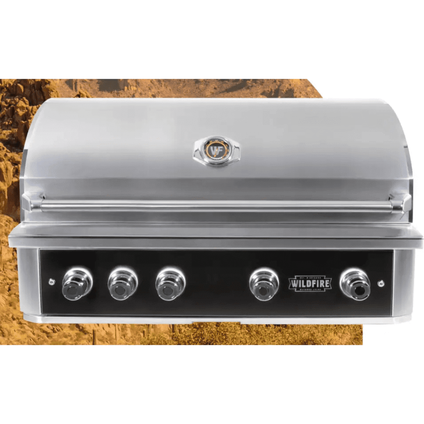 Wildfire Ranch PRO 42" Built-In Gas Grill 304 SS - LP - Backyard Provider