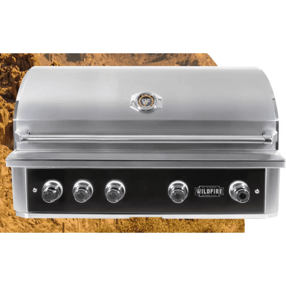 Wildfire Ranch PRO 42" Built-In Gas Grill 304 SS - LP - Backyard Provider