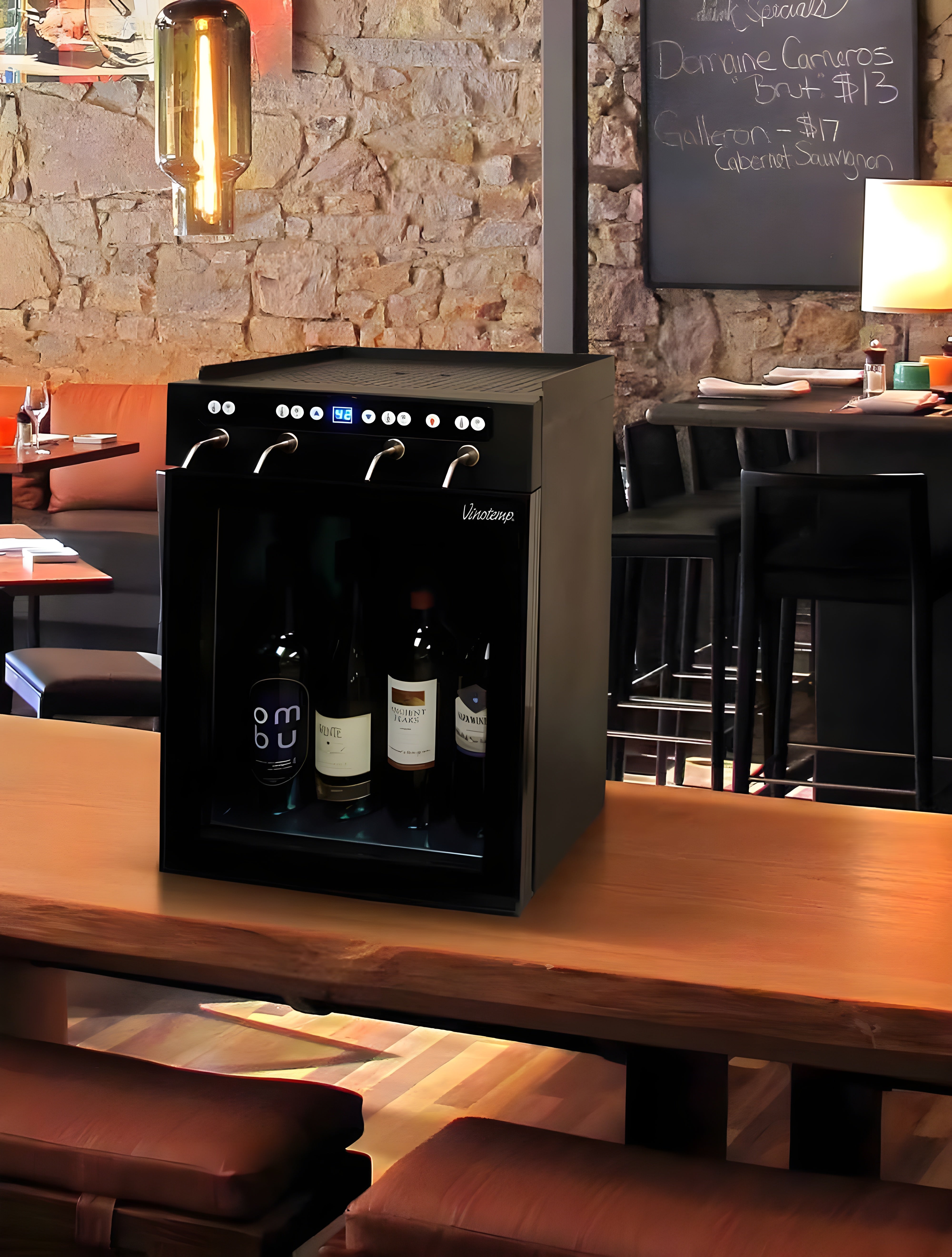 Vinotemp 4-Bottle Wine Dispenser - VT-WINEDISP4