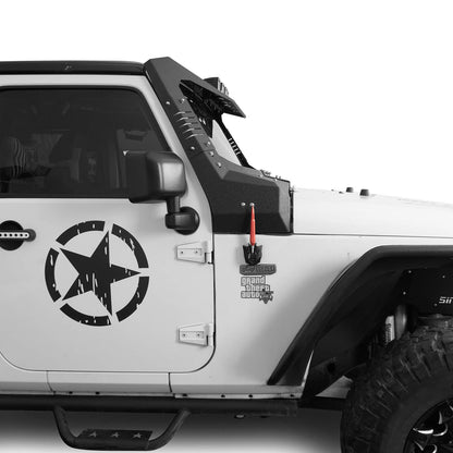Hooke Road Windshield Frame Cover Visor Roof Sun Visor Cowl Body Armor(07-18 Jeep Wrangler JK) - HE.2060