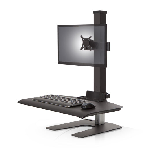 Innovative Winston Workstation Single Monitor Adjustable Standing Desk Converter - 18088