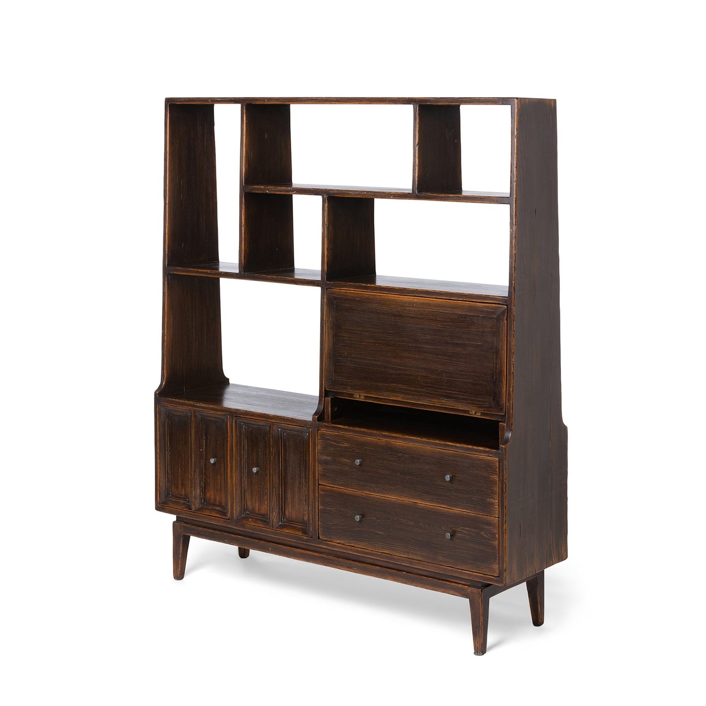 Park Hill Collection Campbell Etagere Cabinet - Versatile Multi-Functional Storage for Home Office & Living Room Decor - EFC26002