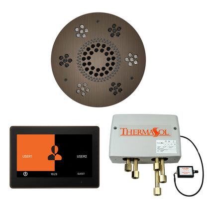 Smart Shower Kit | Waterproof 10" Device | The "Wellness Shower Package" by ThermaSol w/ ThermaTouch