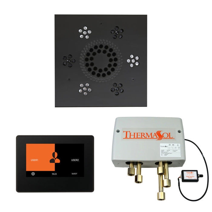 Smart Shower Kit | Waterproof 10" Device | The "Wellness Shower Package" by ThermaSol w/ ThermaTouch - WSP10S-AB