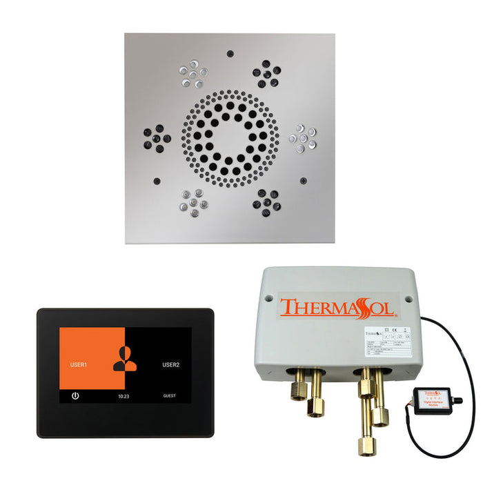 Smart Shower Kit | Waterproof 10" Device | The "Wellness Shower Package" by ThermaSol w/ ThermaTouch - WSP10S-AB