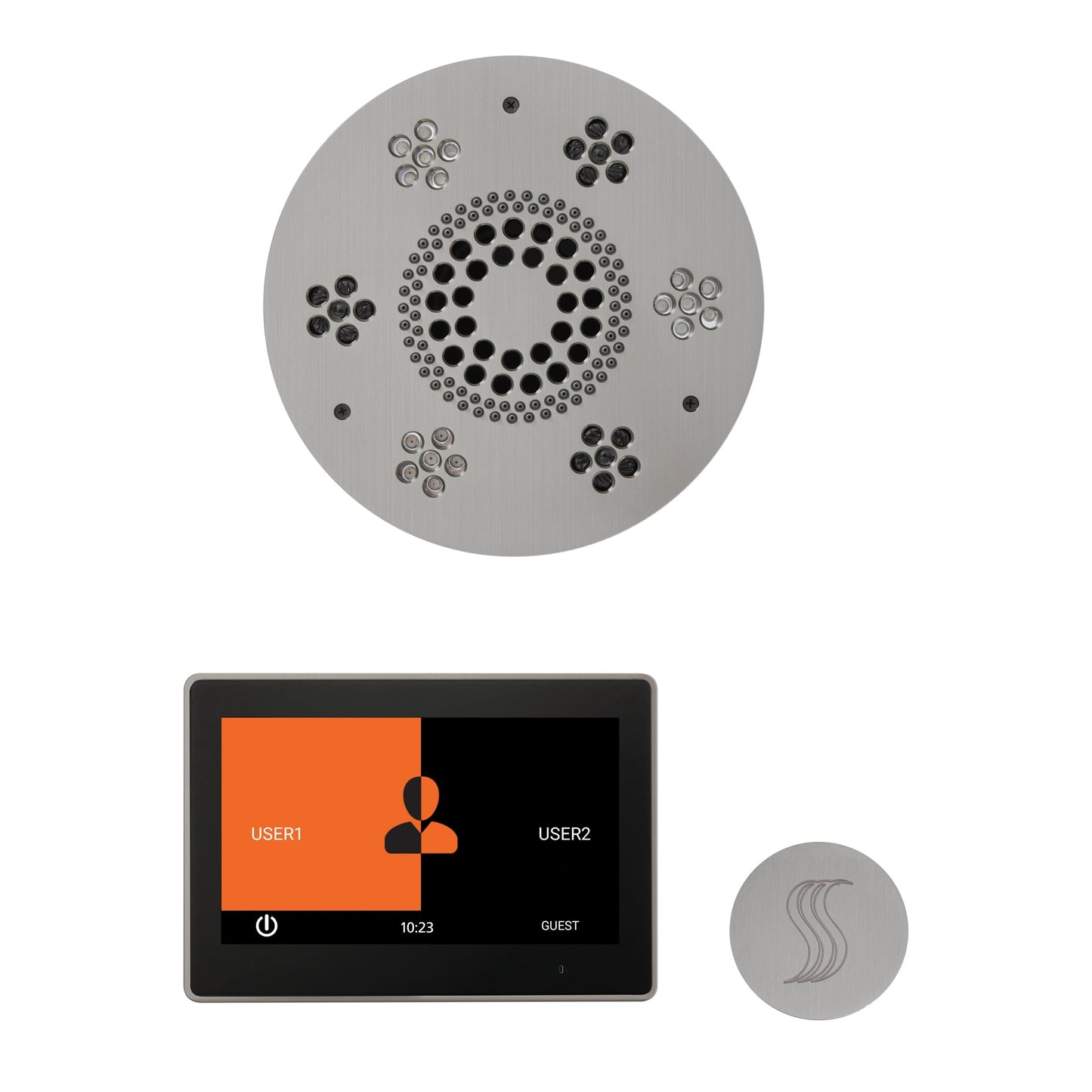 ThermaSol Steam Shower Kit - The Wellness Steam Package with 10" ThermaTouch