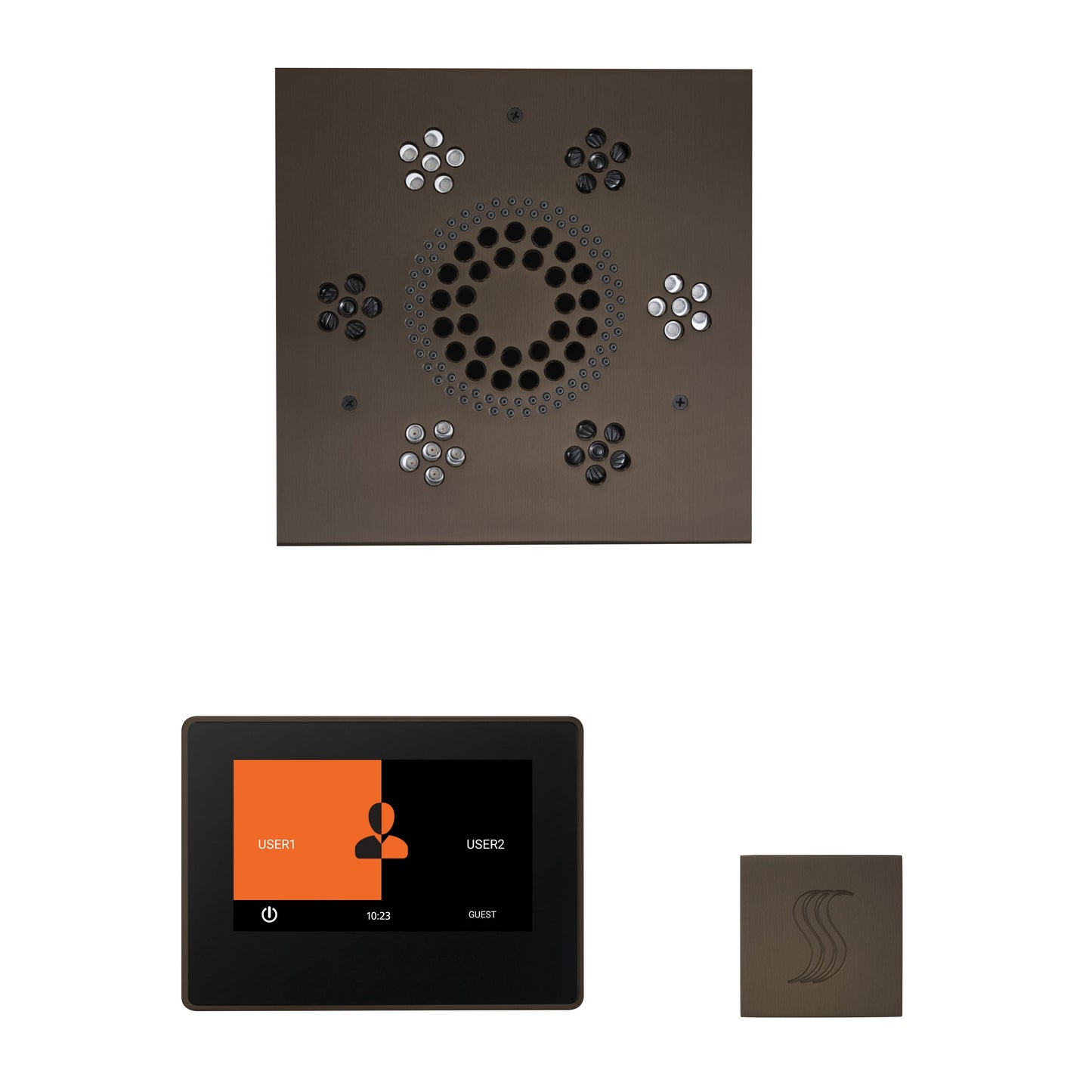 ThermaSol Steam Shower Kit - The Wellness Steam Package with 7" ThermaTouch