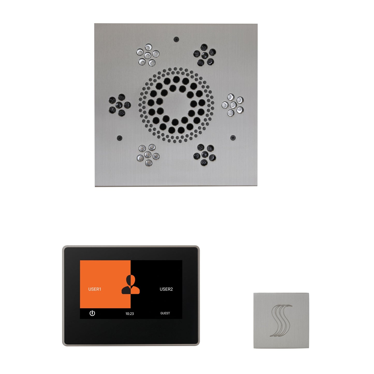 ThermaSol Steam Shower Kit - The Wellness Steam Package with 7" ThermaTouch