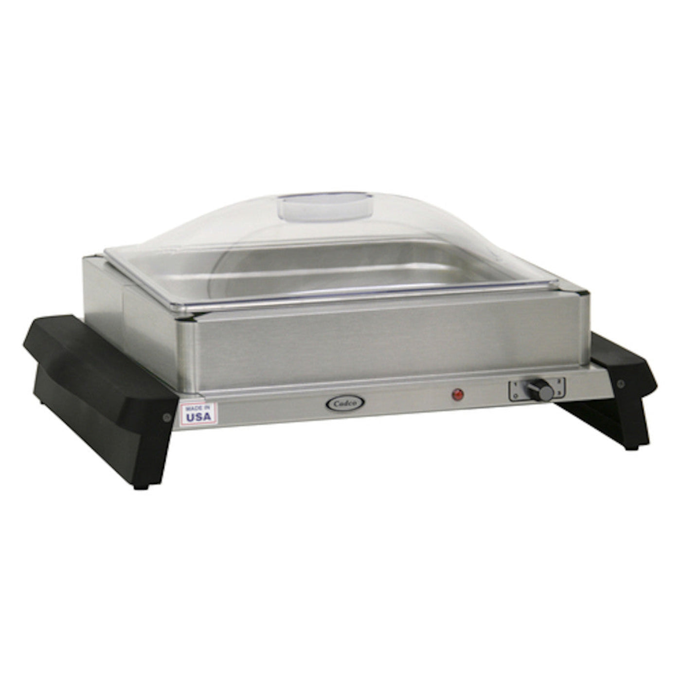 Cadco WTBS-12P Countertop 18-1/4" Single Buffet Warmer - CDWTBS12P