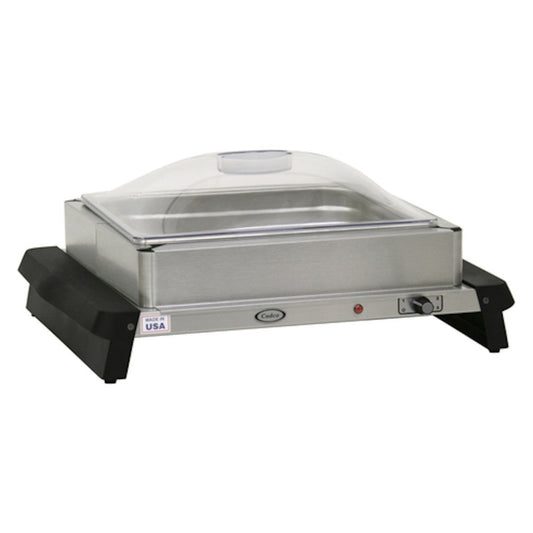 Cadco WTBS-12P Countertop 18-1/4" Single Buffet Warmer - CDWTBS12P
