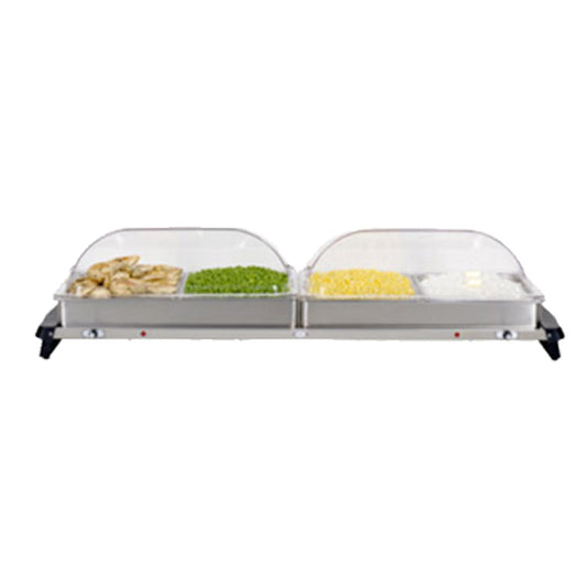 Cadco WTBS-4RT Countertop 46" Jumbo Buffet Server - CDWTBS4RT