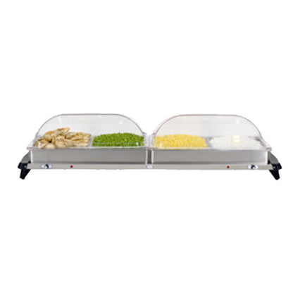 Cadco WTBS-4RT Countertop 46" Jumbo Buffet Server - CDWTBS4RT
