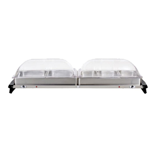 Cadco WTBS-5RT Countertop 46" Jumbo Buffet Server - CDWTBS5RT