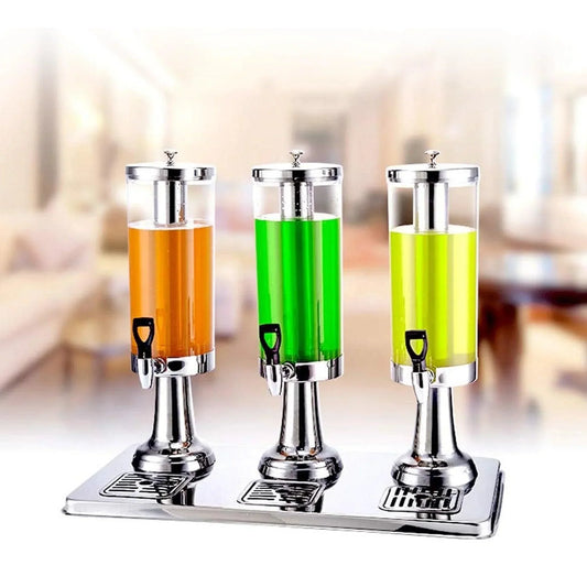 Wundermaxx Stainless Steel Triple Juice Dispenser, 3 x 5 Liters - 920.161