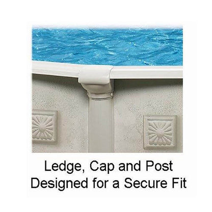 Aquarian Venetian 21' x 52" Above Ground Pool Kit with Liner, Skimmer, & Ladder - 99659