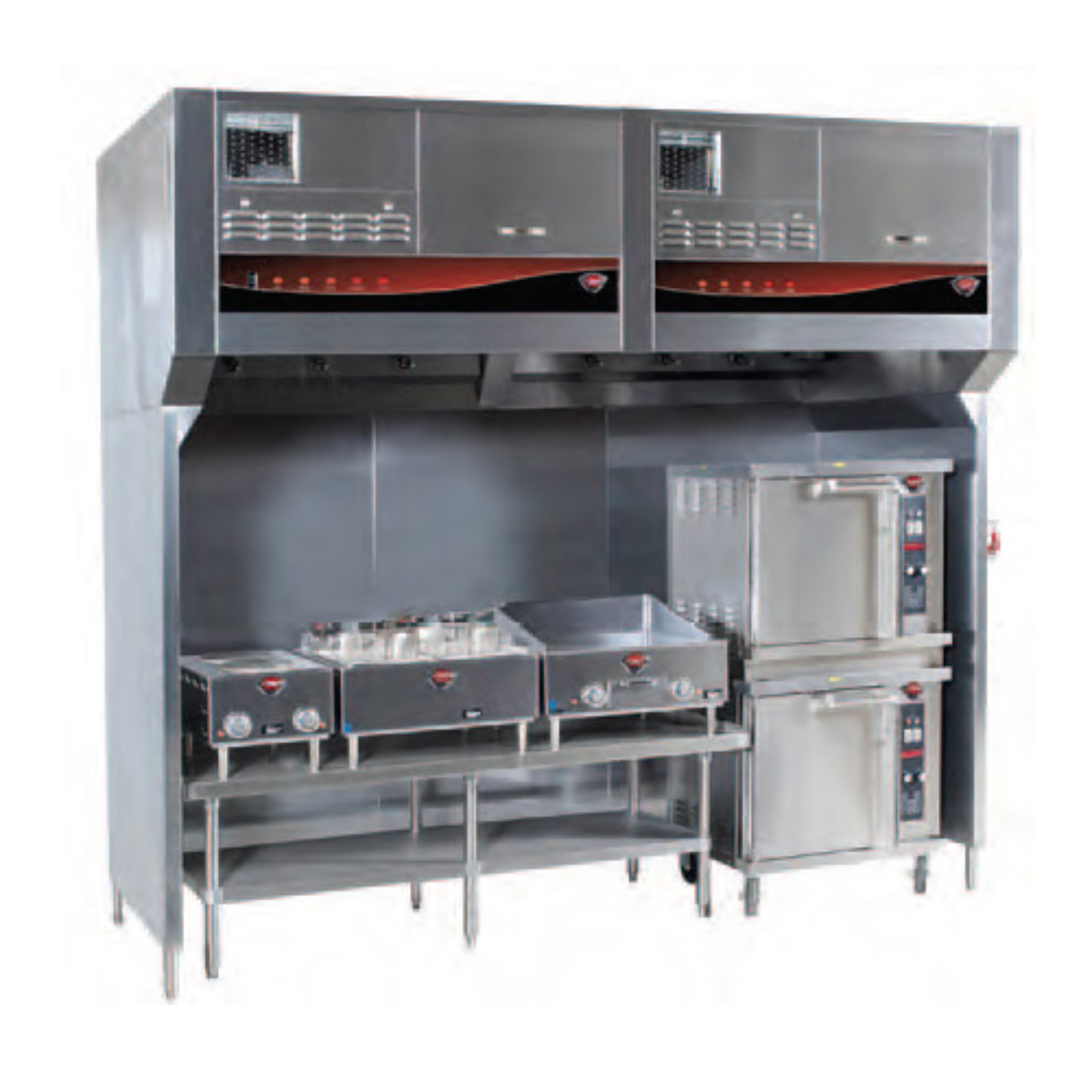 Univex  Wells Universal Ventless Hood for 96" Cooking Zones - WLWVU96