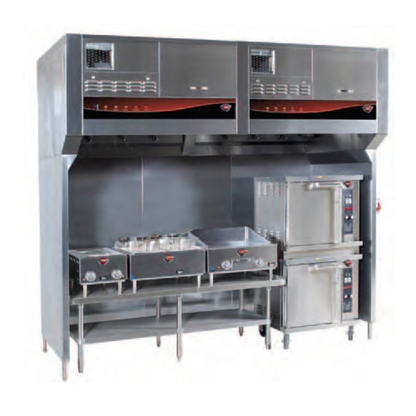 Univex  Wells Universal Ventless Hood for 96" Cooking Zones - WLWVU96