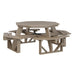 Berlin Gardens Octagon Picnic Table- POPT5184BK