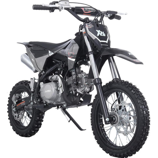 X-PRO X26 125cc Dirt Bike with 4-Speed Manual Transmission, Kick Start, Big 14"/12" Tires! Zongshen Brand Engine - DB-K002-Black