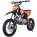 X-PRO X27 125cc Dirt Bike with 4-Speed Semi-Automatic Transmission, Kick Start, Big 14"/12" Tires! Zongshen Brand Engine - DB-K007-Black