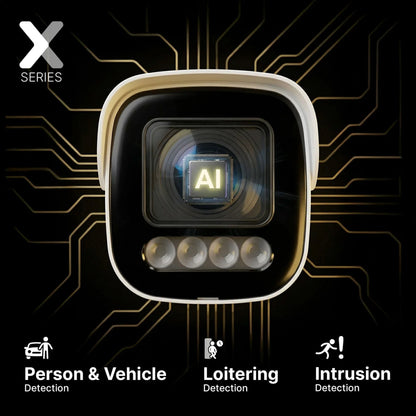 Lorex Connect X Series 4K 32-Channel Wired NVR System with X3 Bullet Security Cameras - 8TB (Cables not included)