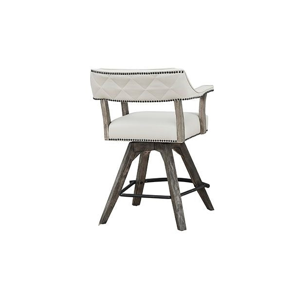 ECI Furniture PGA Spectator Swivel Stool with Nailhead Seat - 0921-95-SCS