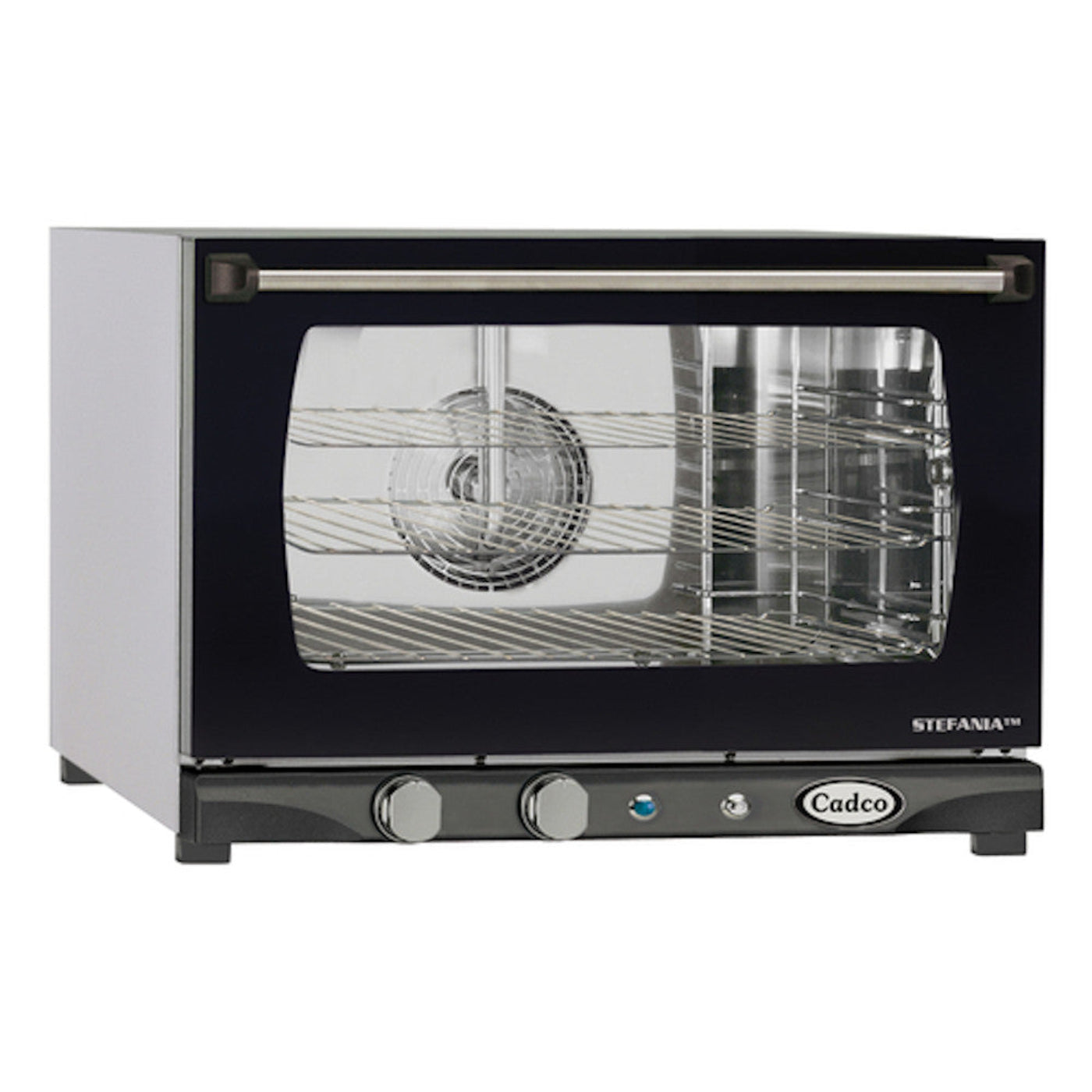 Cadco XAF-113 Electric Countertop Convection Oven with Manual Time, Temperature, and Humidity Controls - CDXAF113