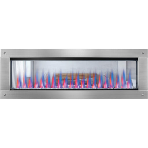 Napoleon Fireplaces Stainless Steel Trim for Napoleon 60-in Clearion Elite Electric Fireplace - NEFBD60HE-SS-DTRM