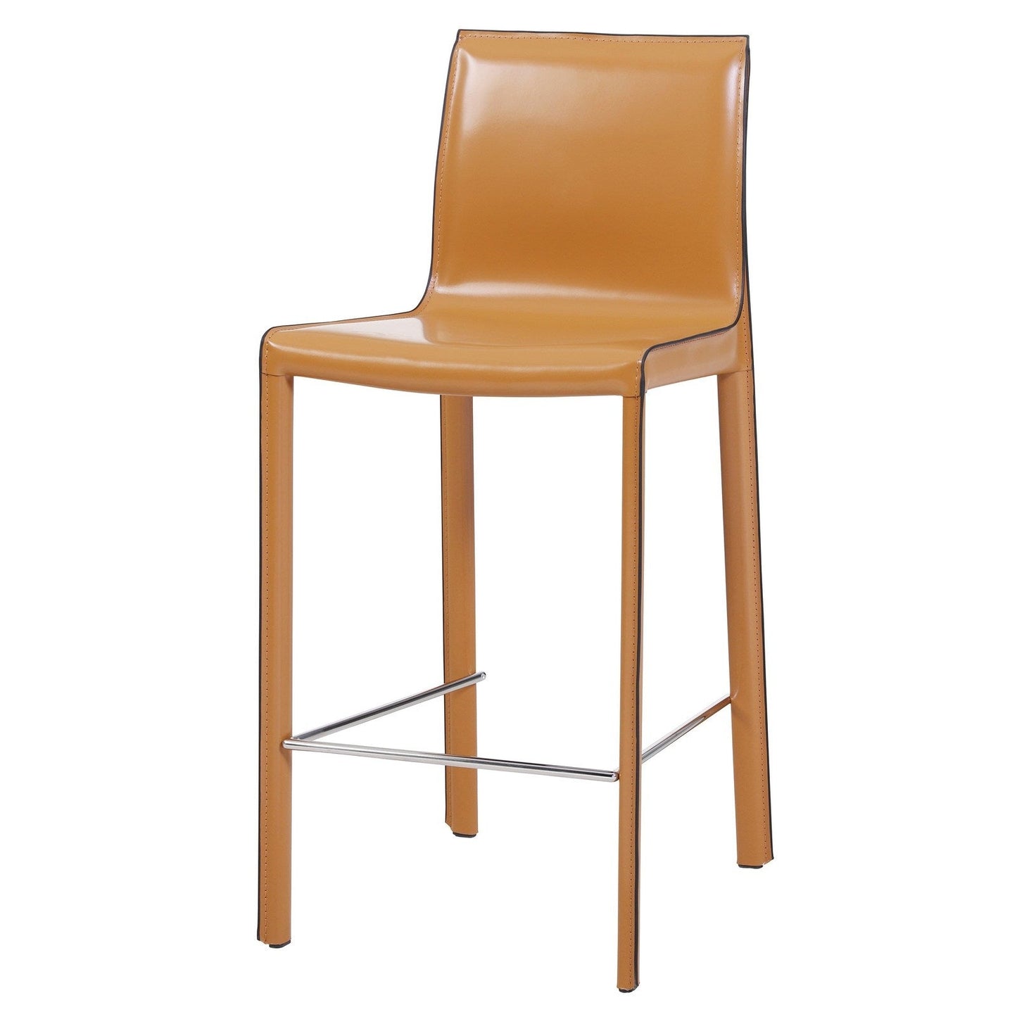 New Pacific Direct Gervin Recycled Leather Counter Stool, (Set of 2) -  448526R-29