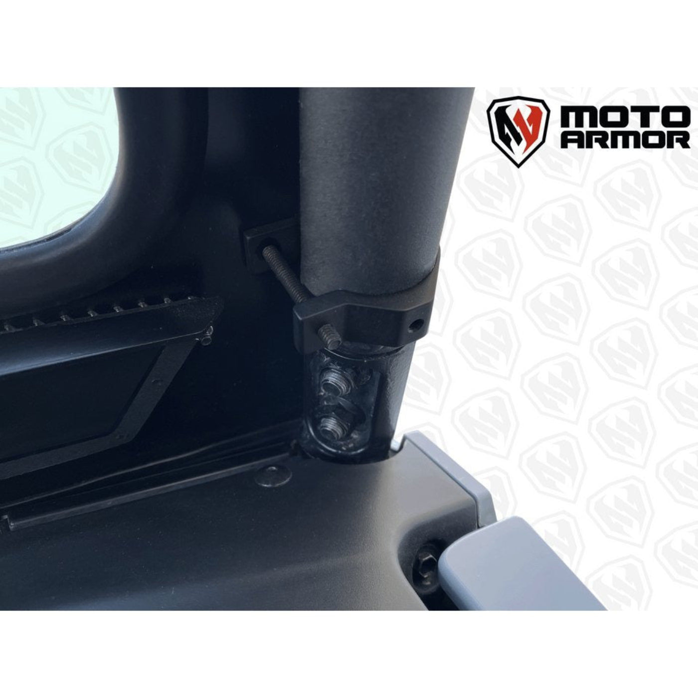 Moto Armor Yamaha Wolverine RMAX Front Glass Windshield - MA-RMAX-WS-GLS-BLK-C-Y