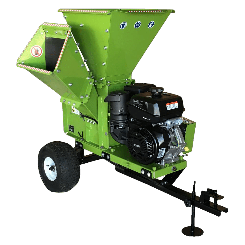 YARDBEAST 2090 429cc 14HP Kohler CH440 engine 3.5" Wood Chipper Shredder with Trailer Hitch New