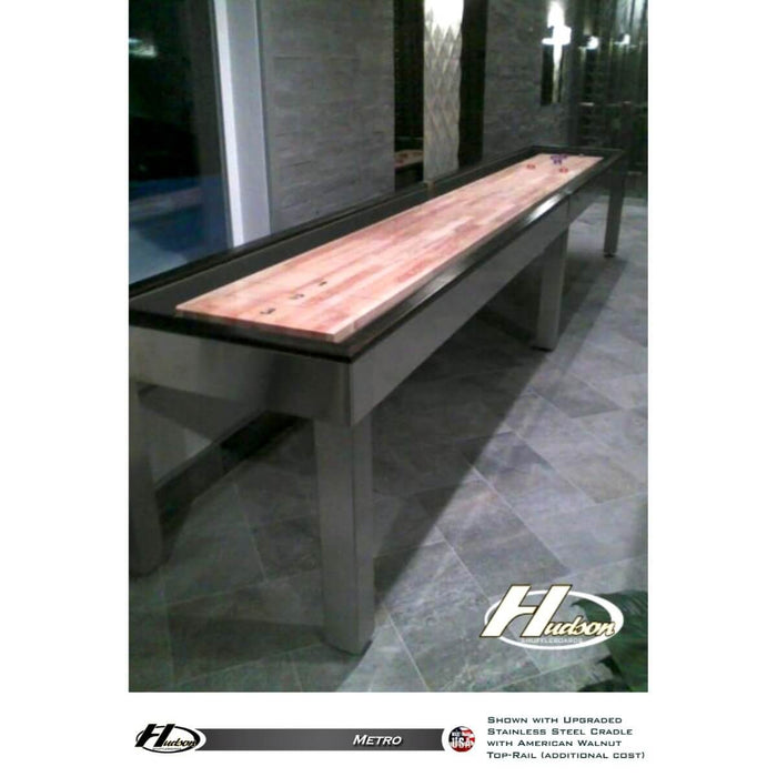 Hudson Metro Shuffleboard Table 9'-22' with Finish Options