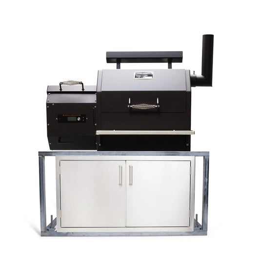 Yoder Smokers Built-In YS480s Pellet Grill Island with Double Access Doors - 12035302