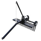 Yard Tuff 48 Inch Landscape Yard Rake Attachment, For Use w/ Utility Vehicle - 247726