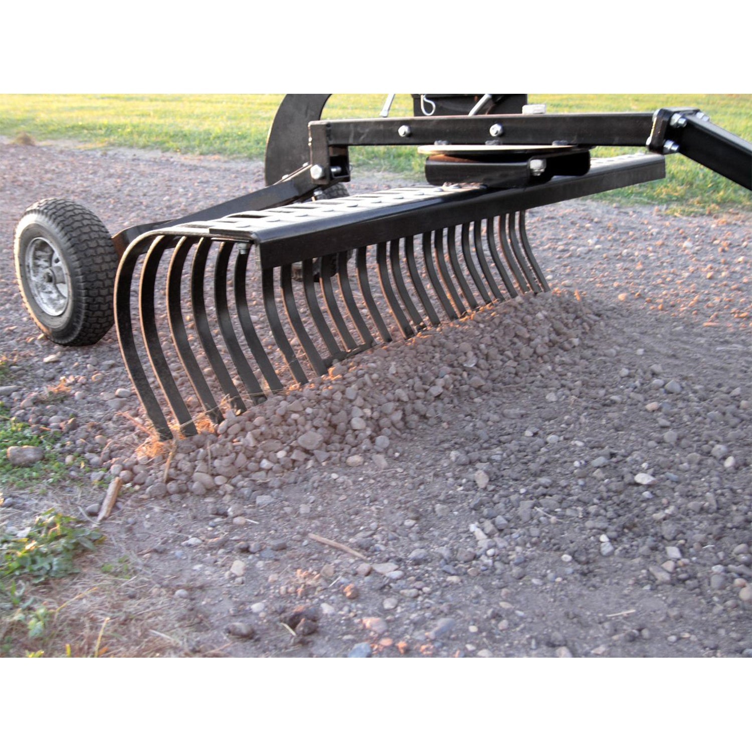 Yard Tuff 48 Inch Landscape Yard Rake Attachment, For Use w/ Utility Vehicle - 247726