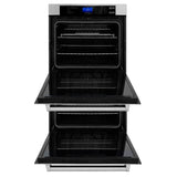 ZLINE 30 in. Professional Double Wall Oven in Stainless Steel with Self Cleaning, AWD-30