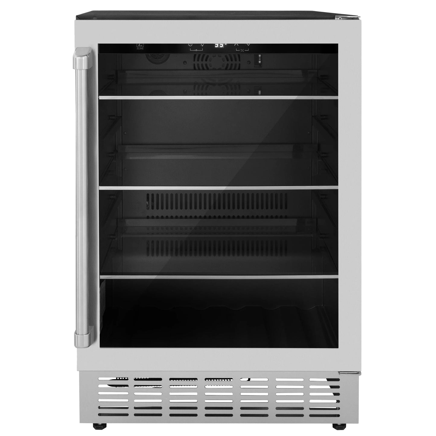 ZLINE 24" Monument 154 Can Beverage Fridge in Stainless Steel,  - RBV-US-24