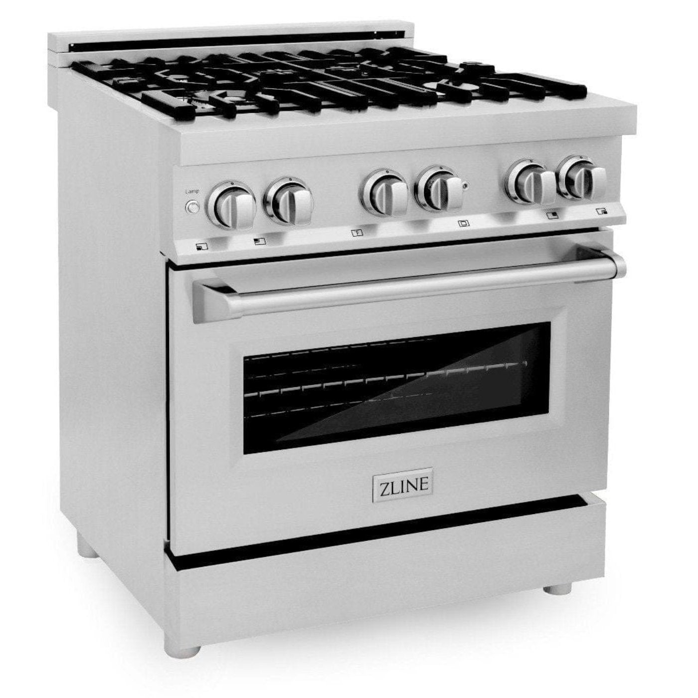 ZLINE Appliance Package - 30 in. Dual Fuel Range, 30 in. Range Hood, Microwave Drawer, Dishwasher, 4KP-RARH30-MWDW