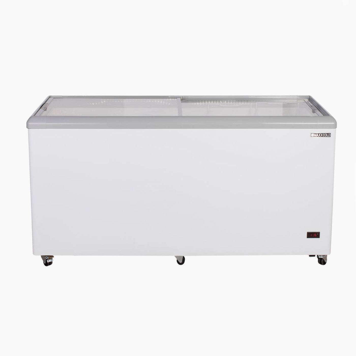 Maxx Cold MXF52F Sliding Glass Top Mobile Ice Cream Display Freezer