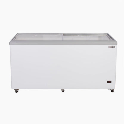 Maxx Cold MXF52F Sliding Glass Top Mobile Ice Cream Display Freezer